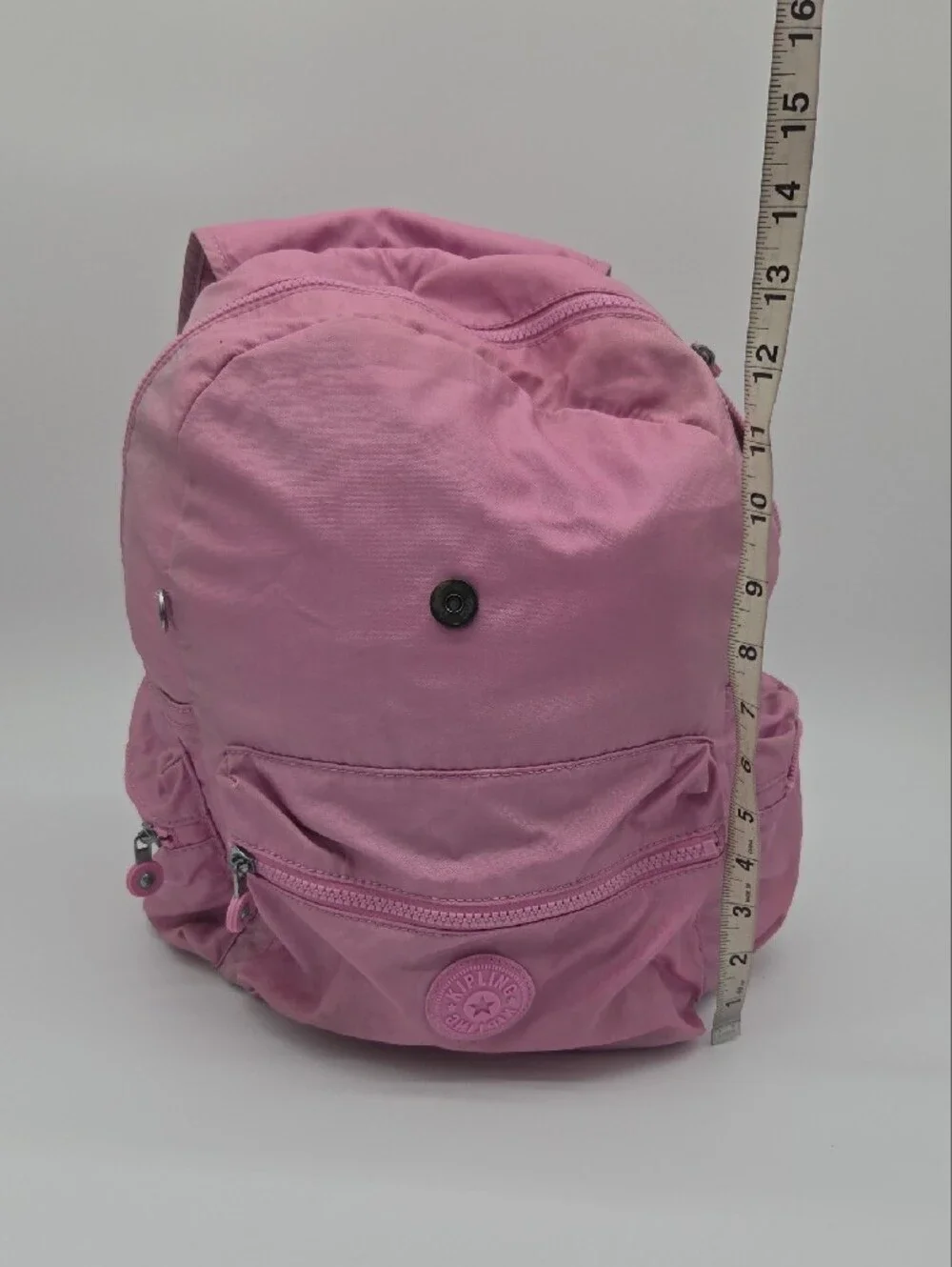 Pink Kipling School Backpack
